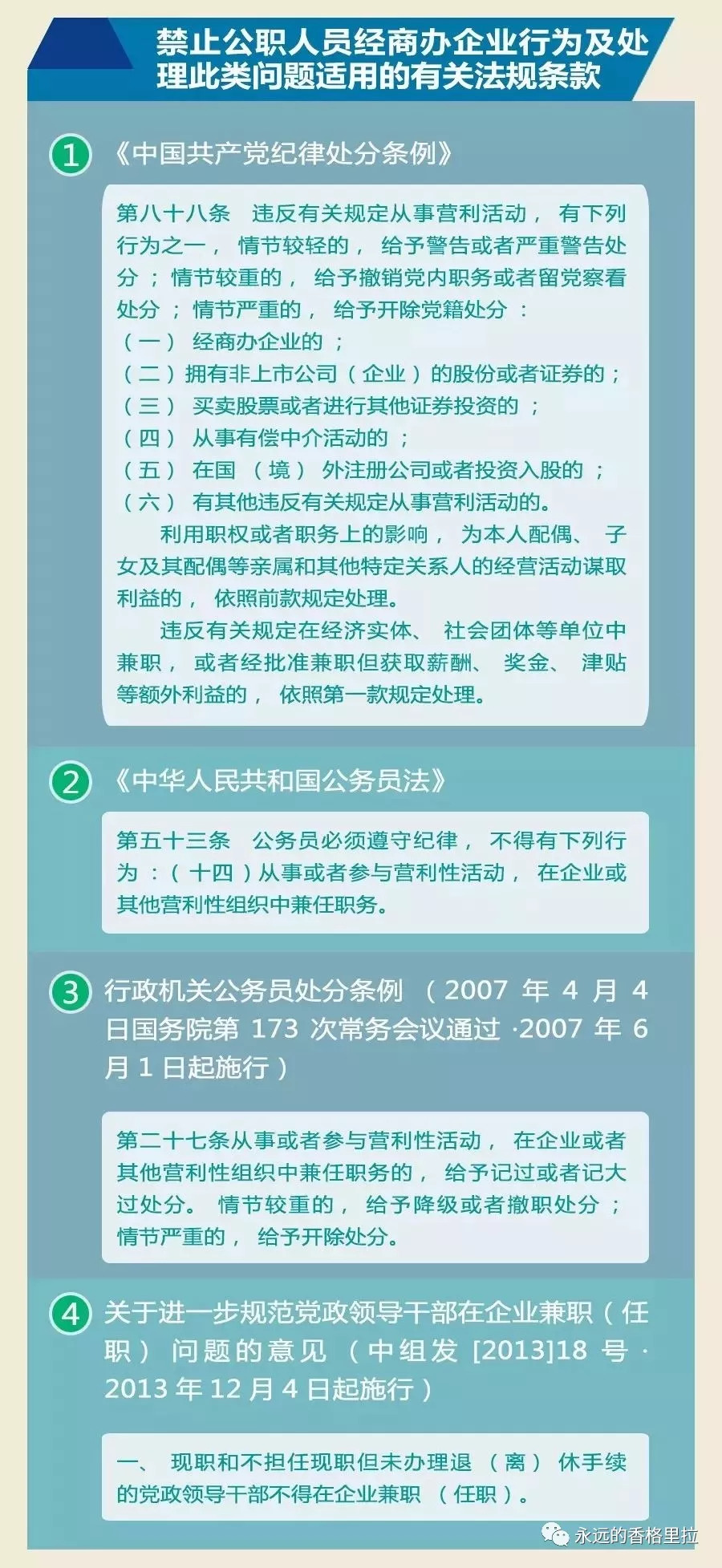 公务员禁商新规解读