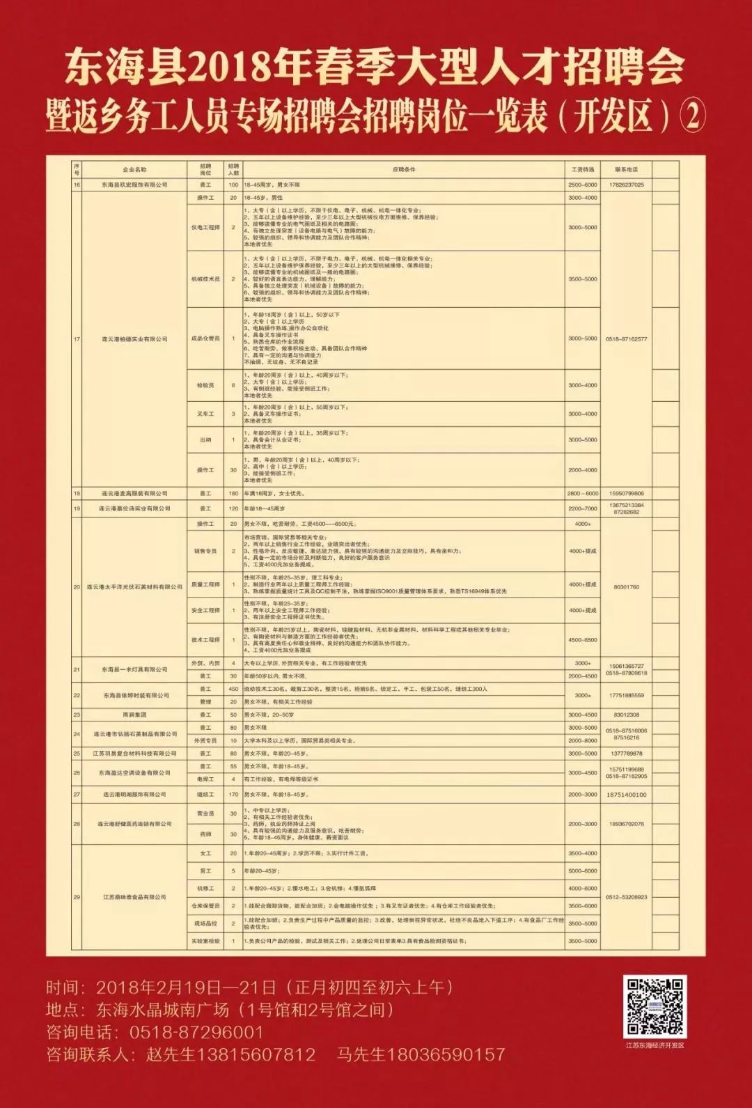 东海县生活网最新招聘-活力招聘盛宴来袭